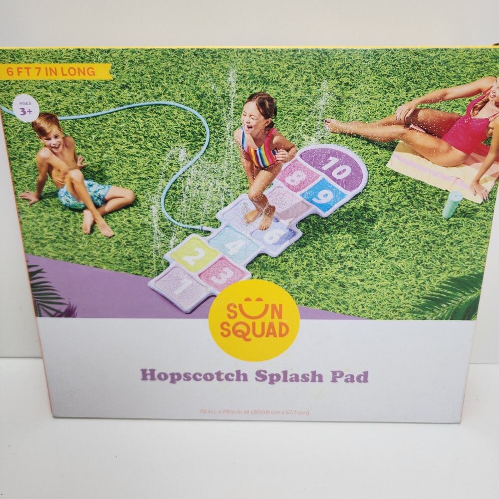 Target Sun Squad Hopscotch Water Splash Pad Sprinkler Summer Toy for Kids